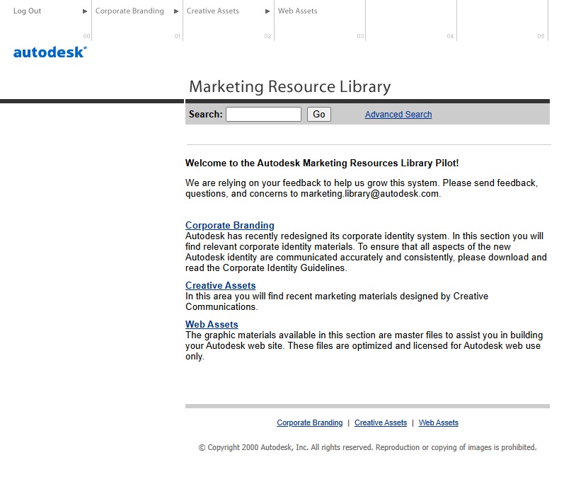 A website I created for Autodesk