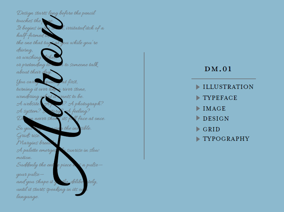 Graphic design by Aaron Cantu