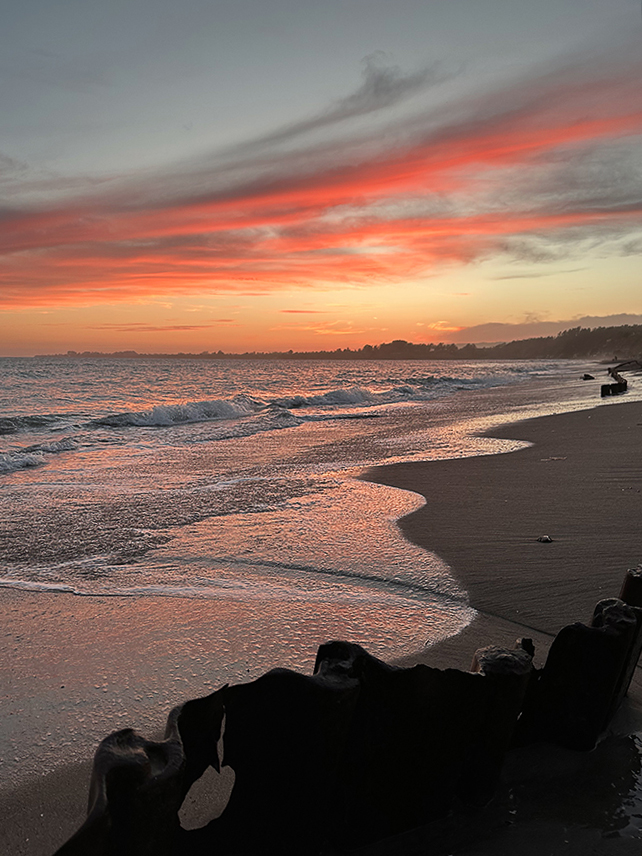 The beach at State Park Beach in Aptos, California, Santa Cruz County