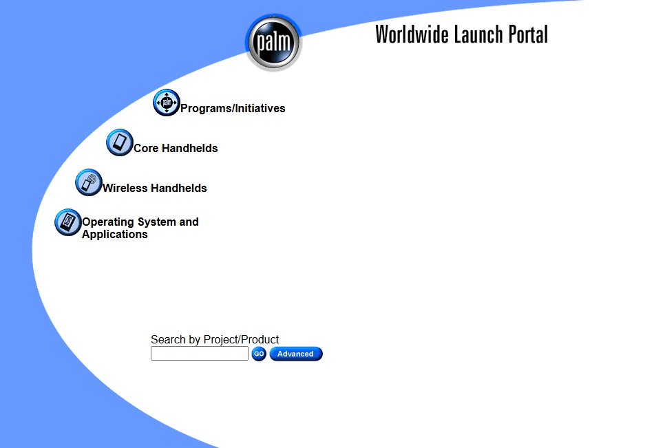 A website I created for Palm